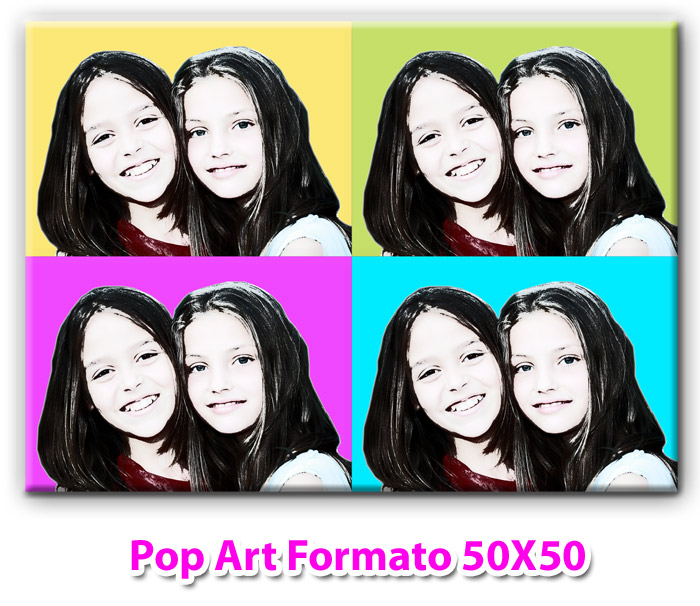 Stampa su Tela Pop Art Formato 50x50 - Clicca l'immagine per chiudere