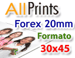 Stampa su forex 20mm formato 30x45