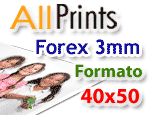 Forex 3mm formato 40x50