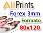 Forex 3mm formato 80x120