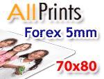 Stampa su forex 5mm f.to 70x80