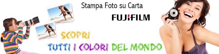 stampa foto digitali online su carta Fuji