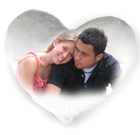 Cuscino forma cuore (bicolore)