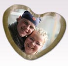 Cuscino forma cuore (bicolore)