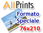 Maxi-Poster Carta Fotografica F.to 76x210