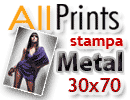 Stampa Metal Formato 30x70
