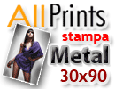 Stampa Metal Formato 30x90