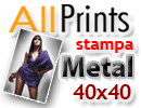 Stampa Metal Formato 40x40