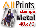 Stampa Metal Formato 40x70