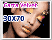 Carta Velvet Formato 30x70