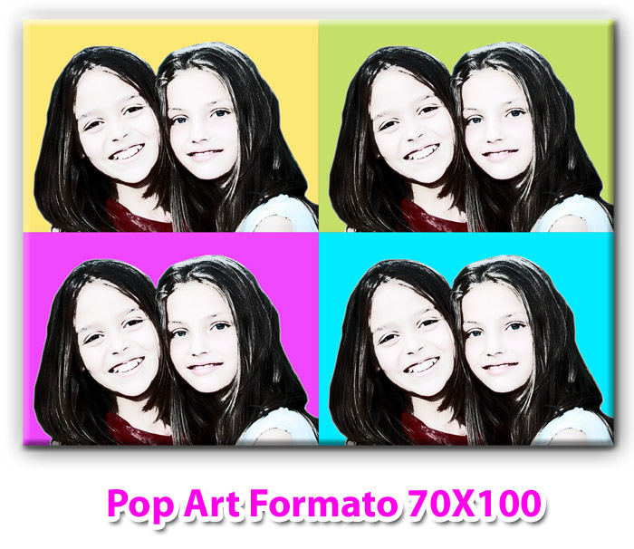 Stampa su Tela Pop Art Formato 70x100 - Clicca l'immagine per chiudere