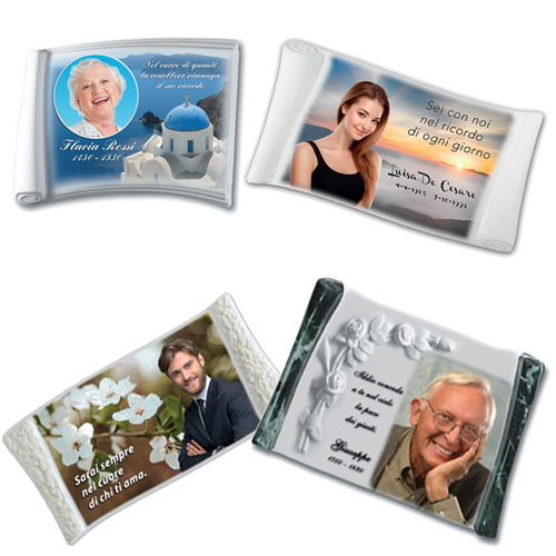 Pergamene Defunti su Porcellana