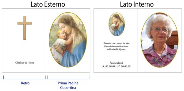 Ricordino a Libretto Mod 07