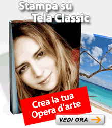 Sconti fino al 30% sulla stampa su tela Classic