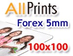 Stampa su forex 10mm f.to 100x100