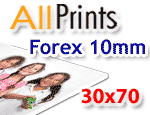 Stampa su forex 10mm f.to 30x70