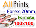 Stampa su forex 20mm formato 100x100