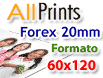 Stampa su forex 20mm formato 60x120