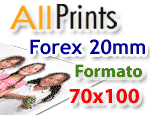 Stampa su forex 20mm formato 70x100