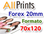 Stampa su forex 20mm formato 70x120
