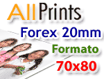 Stampa su forex 20mm formato 70x80