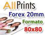 Stampa su forex 20mm formato 80x80