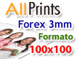 Forex 3mm formato 100x100