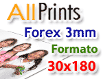 Forex 3mm formato 30x180