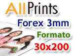 Forex 3mm formato 30x200