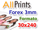 Forex 3mm formato 30x240