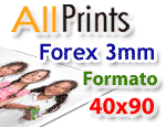 Forex 3mm formato 40x90