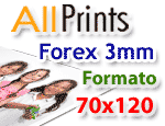Forex 3mm formato 70x120