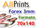 Forex 3mm formato 70x140