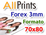 Forex 3mm formato 70x80
