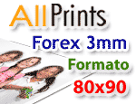Forex 3mm formato 80x90
