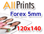 Forex 5mm formato 120x140