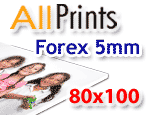 Forex 5mm formato 80x100
