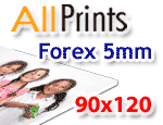 Forex 5mm formato 90x120