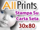 Stampa Seta Formato 30x80
