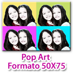 Stampa su Tela Pop Art Formato 50x75