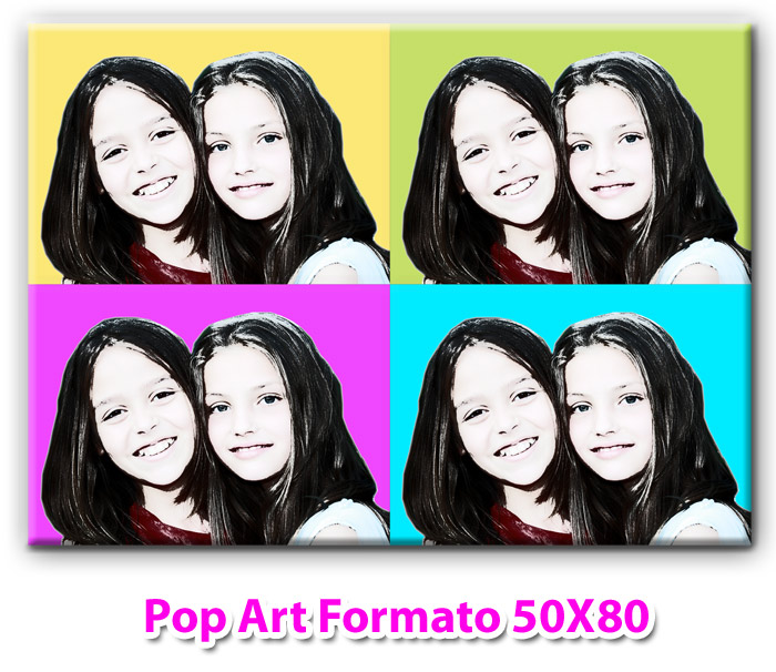 Stampa su Tela Pop Art Formato 50x80 - Clicca l'immagine per chiudere