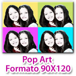 Stampa su Tela Pop Art Formato 90x120