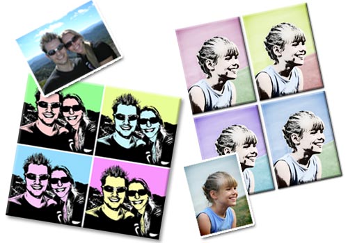 stampa su tela pop art
