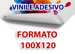 Stampa Formato 100x120 su Vinile Adesivo