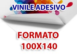 Stampa Formato 100x140 su Vinile Adesivo