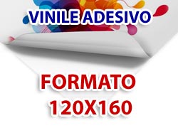 Stampa Formato 120x160 su Vinile Adesivo